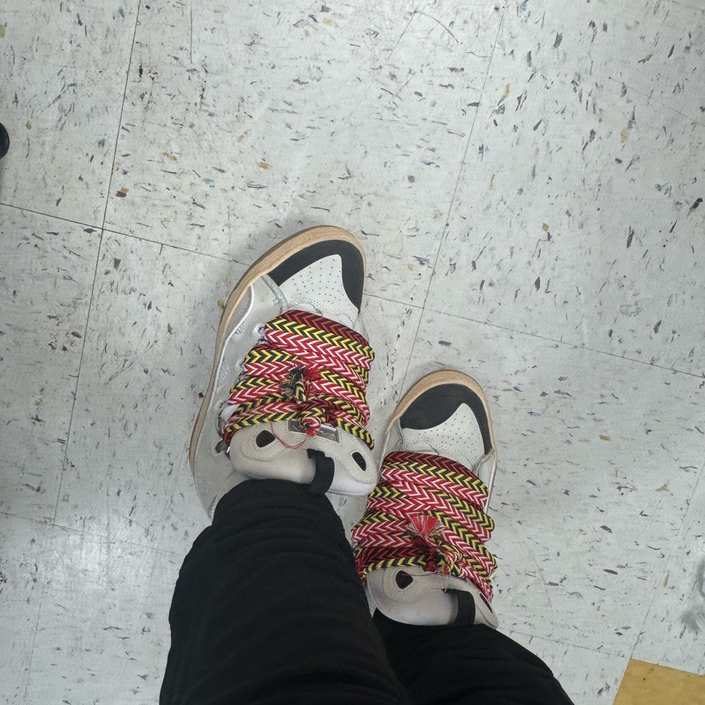 Multicolor Zigzag Sneakers - image 1